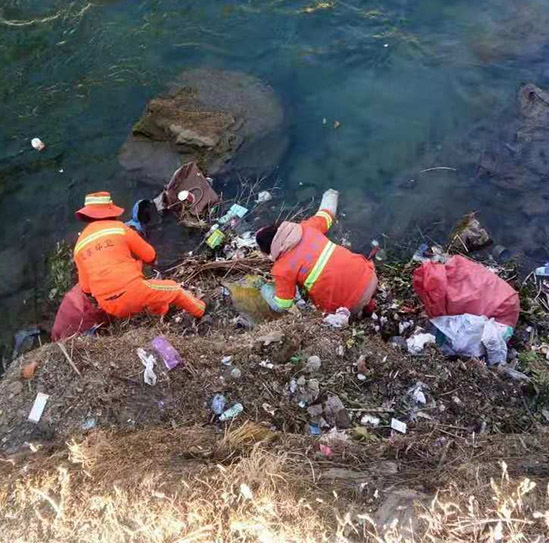 日喀則市亞東縣環衛現場圖